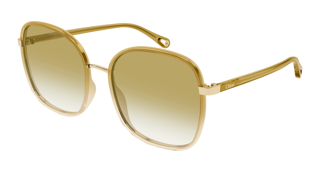 Gafas de sol chloé ch0031s 020 beige rectangular / squared femenino talla 56mm - Vista principal