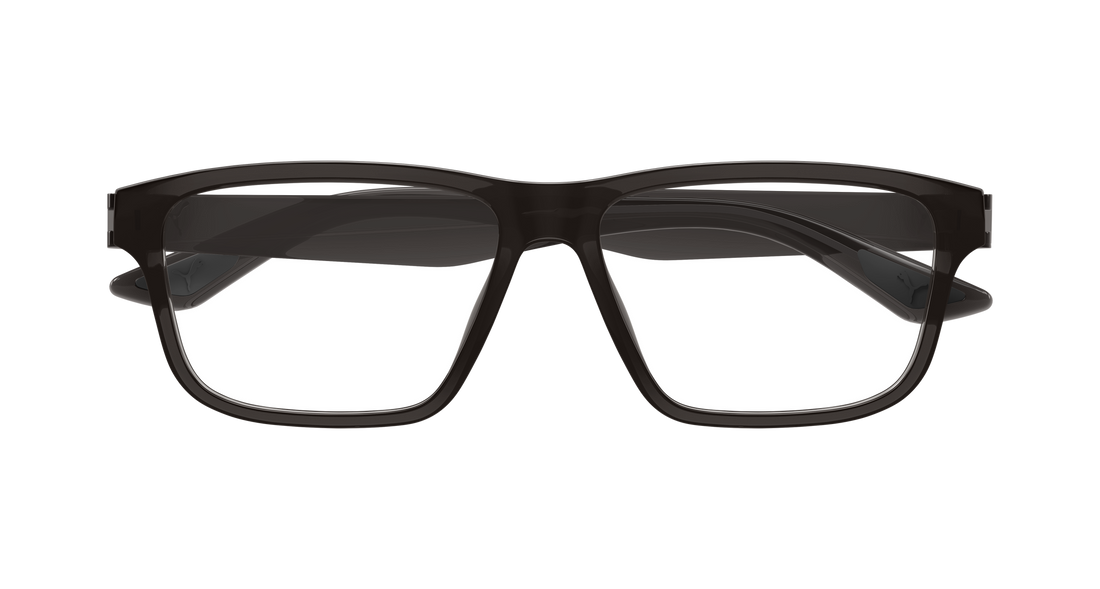Gafas graduadas puma pu0507o 003 gris rectangular / squared masculino talla 57mm - Vista de detalle