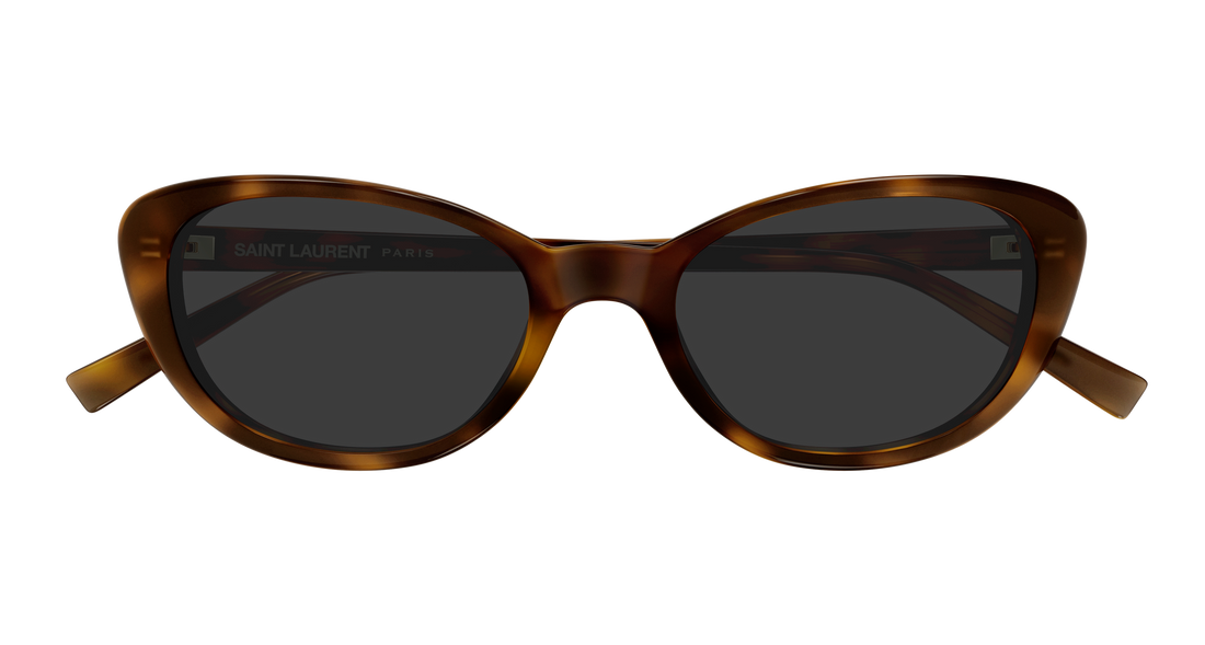 Occhiali da sole saint laurent sl 822 002 havana cat eye femenino taglia 52mm - Vista dettagliata