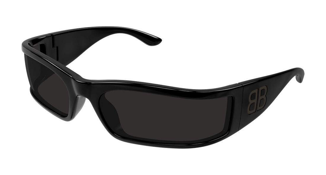 Sunglasses balenciaga bb0458s 002 negro mask unisex size 73mm - Main view