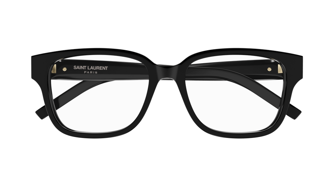 Brillen saint laurent sl m150 001 negro square femenino größe 55mm - Detailansicht