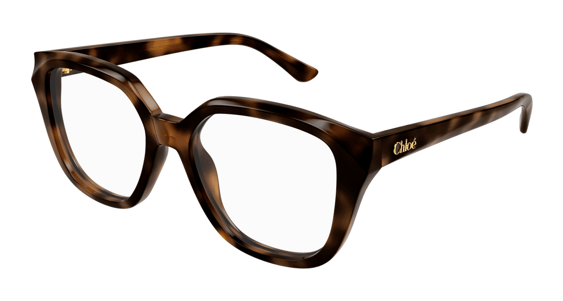 Prescription glasses chloé ch0293o 002 havana square femenino size 53mm - Main view