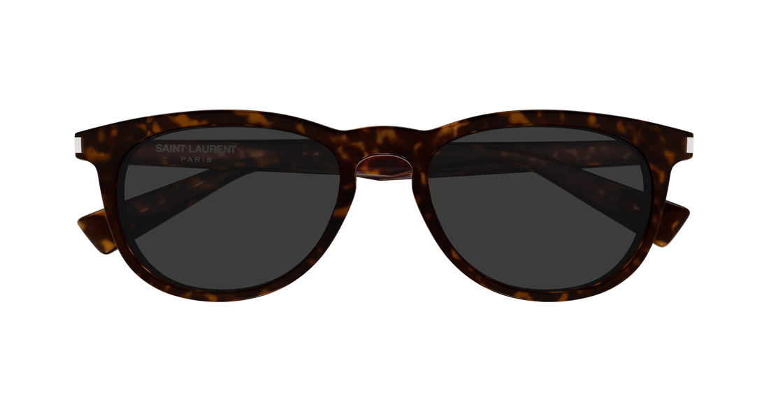 Óculos de sol saint laurent sl 797 002 havana round/oval/panthos femenino tamanho 53mm - Vista de detalhe