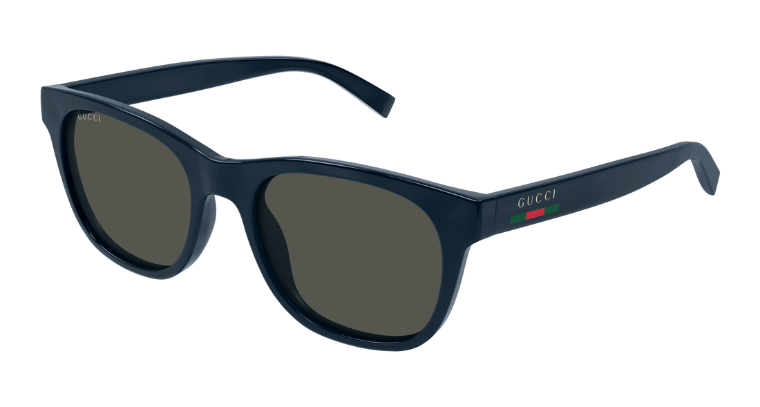 Óculos de sol gucci gg1985s 005 azul round/oval/panthos masculino tamanho 54mm - Vista principal