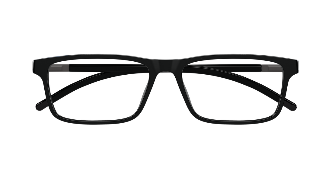 Brillen puma pu0510o 001 negro rectangular / squared masculino maat 56mm - Detailaanzicht