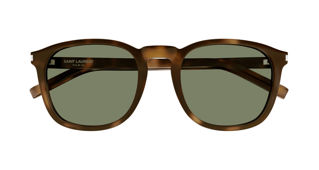 Okulary przeciwsłoneczne saint laurent sl 818 002 havana round femenino rozmiar 54mm - Widok szczegółowy