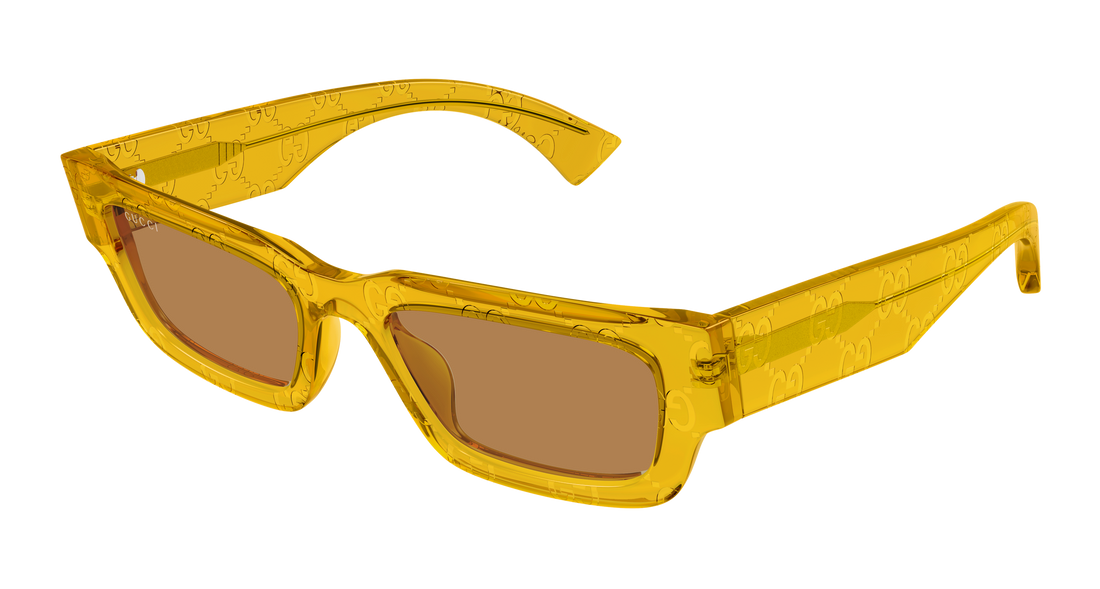 Gafas de sol gucci gg1838s 009 naranja rectangular / squared masculino talla 52mm - Vista principal