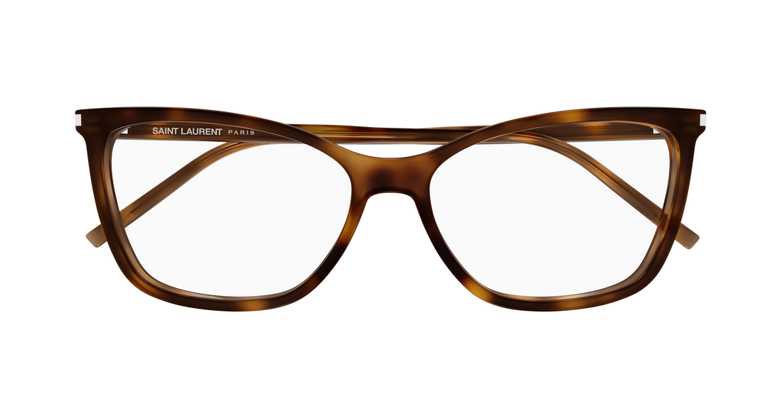 Brillen saint laurent sl 834 007 havana cat eye femenino größe 56mm - Detailansicht