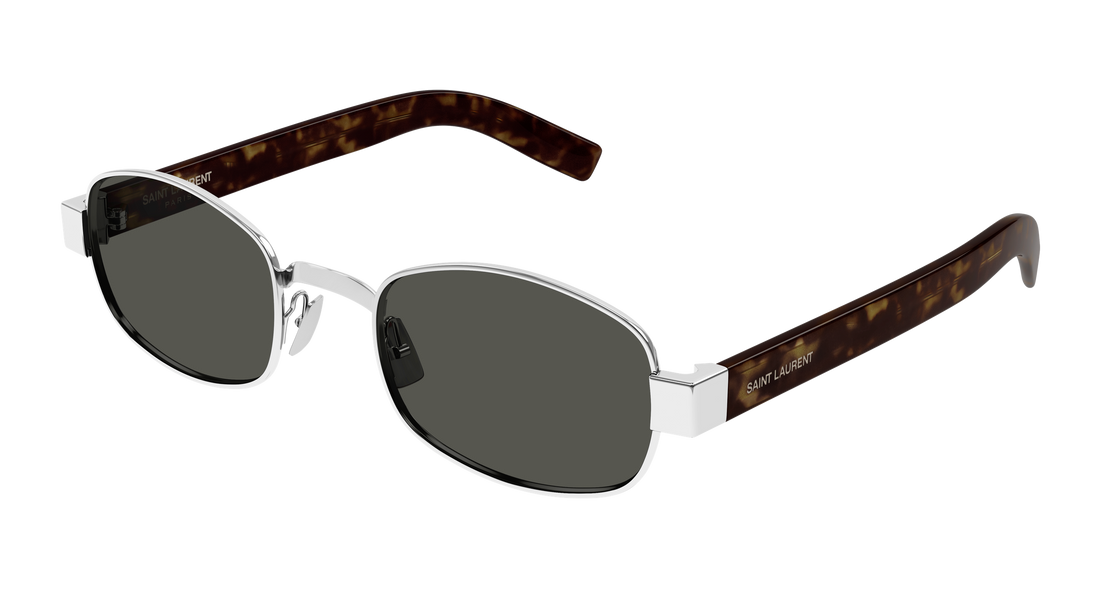 Gafas de sol saint laurent sl 706 002 plateado round unisex talla 53mm - Vista principal