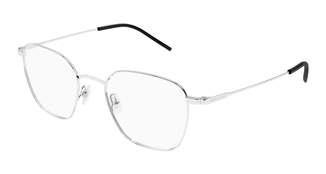 Brillen saint laurent sl 852 002 plateado round/oval/panthos unisex größe 48mm - Hauptansicht