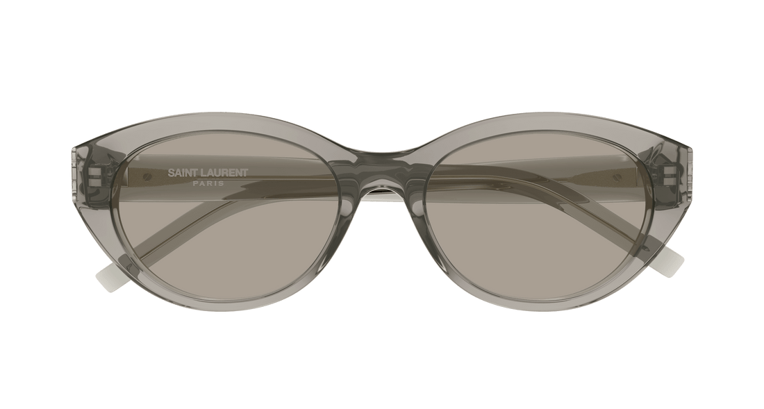 Sonnenbrillen saint laurent sl m148 004 marron round femenino größe 54mm - Detailansicht