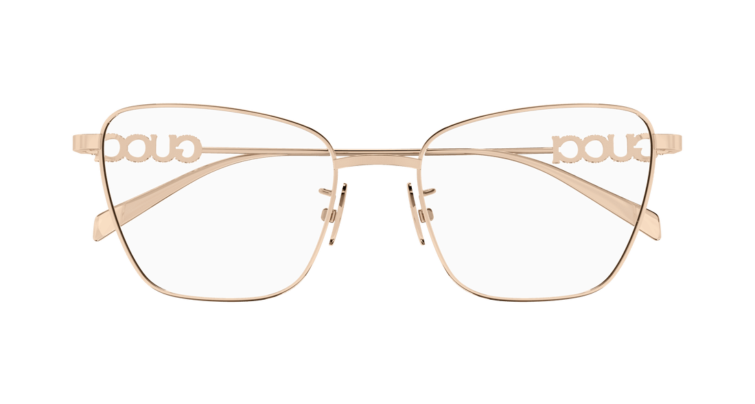 Occhiali da vista gucci gg1807o 002 dorado butterfly femenino taglia 54mm - Vista dettagliata