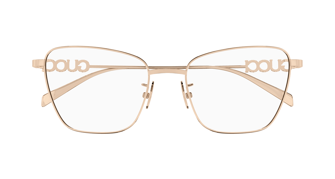 Occhiali da vista gucci gg1807o 002 dorado butterfly femenino taglia 54mm - Vista dettagliata