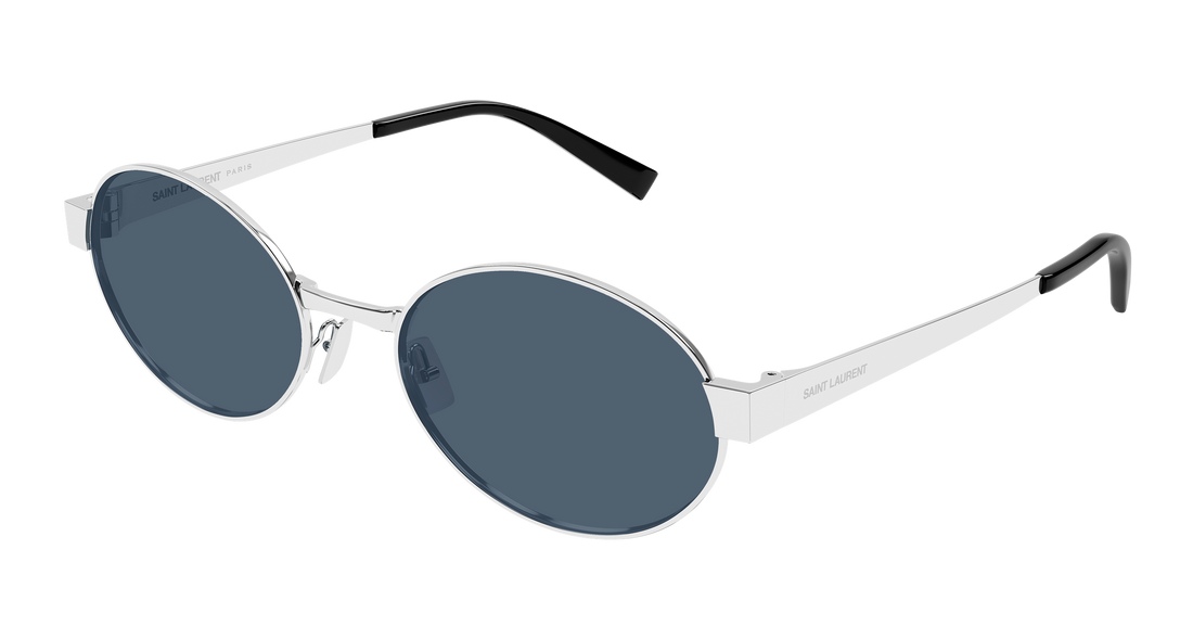 Óculos de sol saint laurent sl 692 006 plateado round/oval/panthos femenino tamanho 55mm - Vista principal
