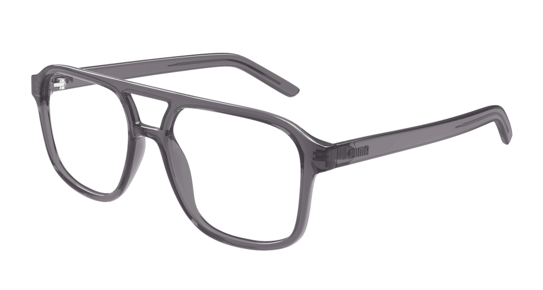 Occhiali da vista puma pu0495o 002 gris pilot masculino taglia 56mm - Vista principale