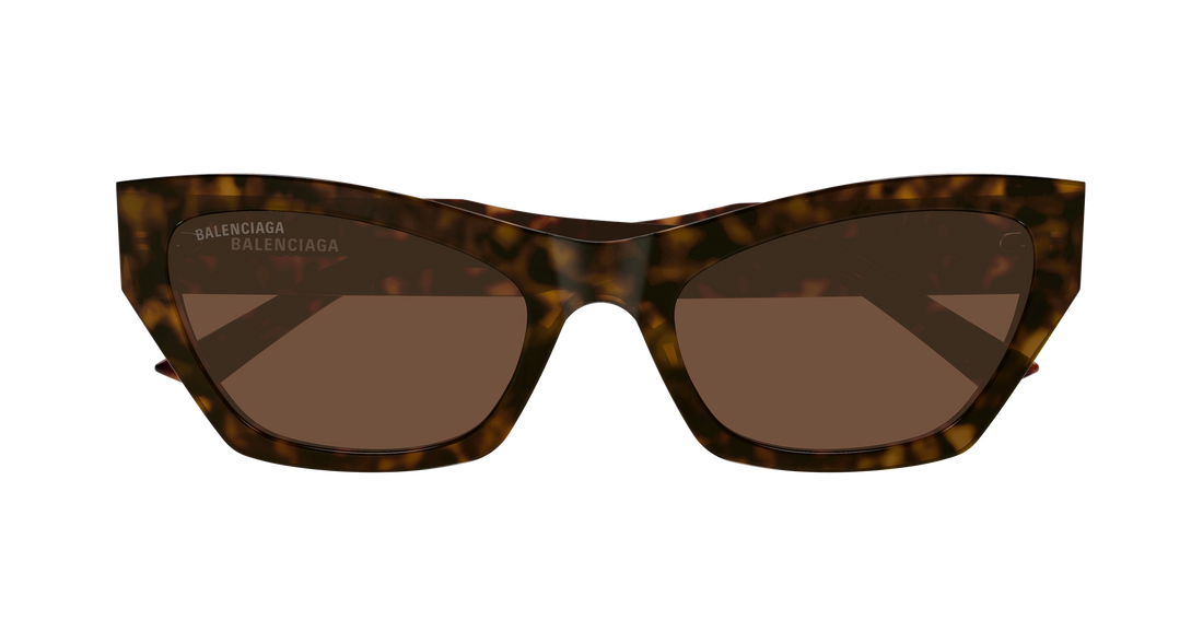 Lunettes de soleil balenciaga bb0447s 002 havana cat eye femenino taille 56mm - Vue détaillée
