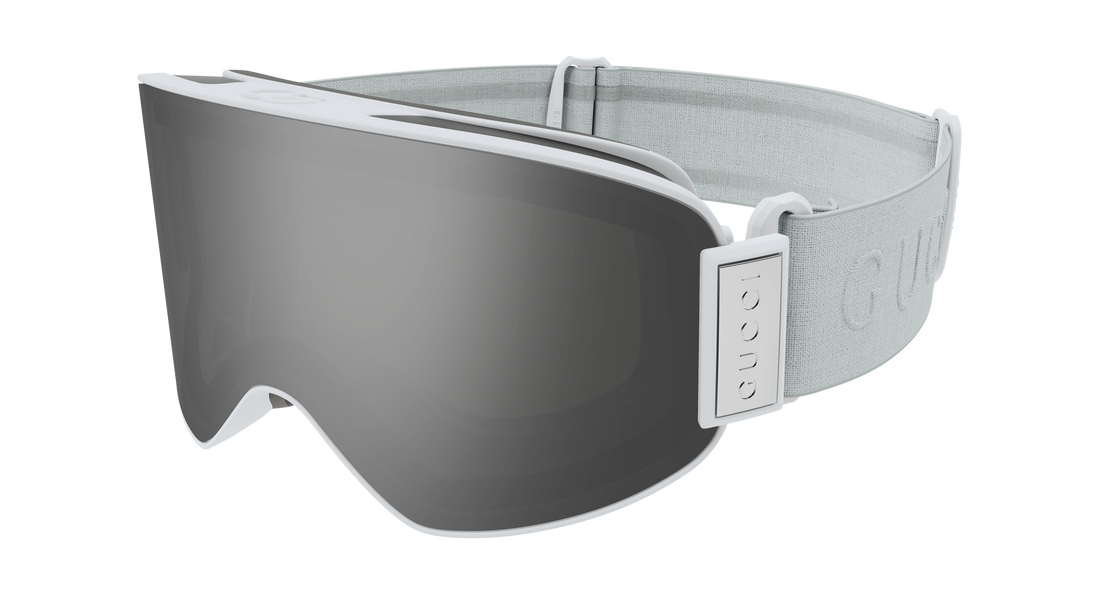 Occhiali da sole gucci gg1974s 003 blanco mask unisex taglia 99mm - Vista principale