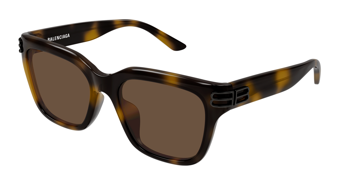 Sunglasses balenciaga bb0433sk 006 havana rectangular / squared femenino size 56mm - Main view