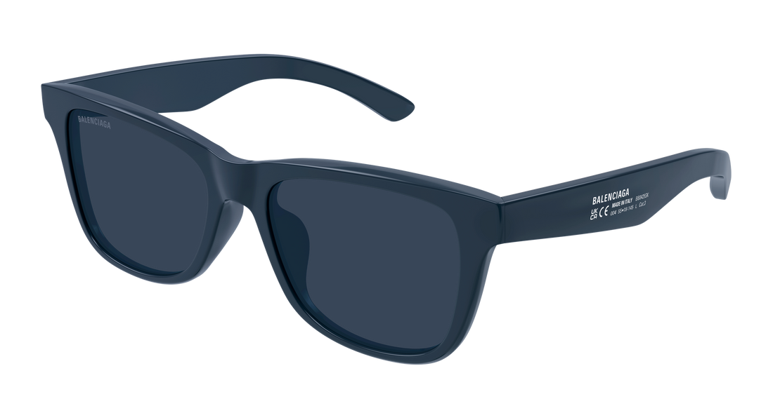 Lunettes de soleil balenciaga bb0425sk 004 gris rectangular / squared masculino taille 55mm - Vue principale