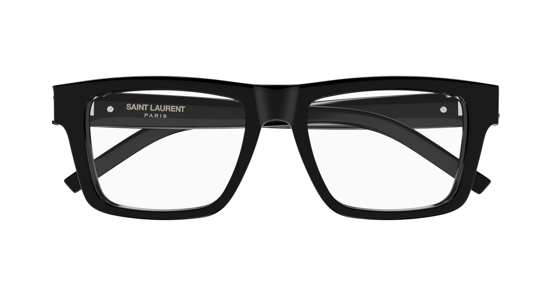 Brillen saint laurent sl m10_b 005 negro rectangular / squared masculino größe 52mm - Detailansicht