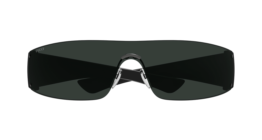 Sonnenbrillen gucci gg1958s 002 plateado mask unisex größe 99mm - Detailansicht