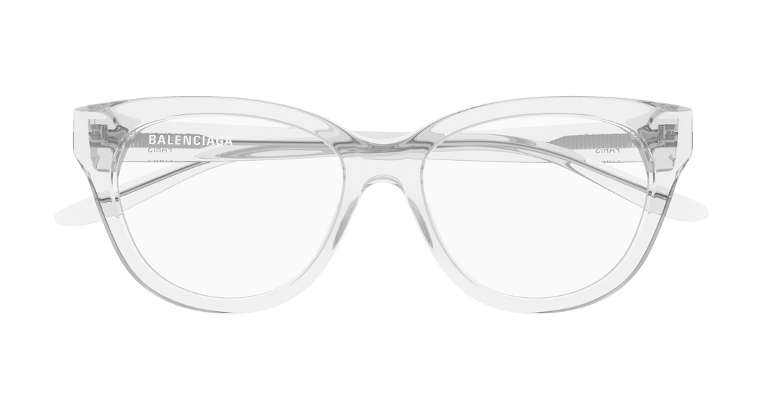 Prescription glasses balenciaga bb0441o 013 transparente butterfly femenino size 56mm - Detailed view