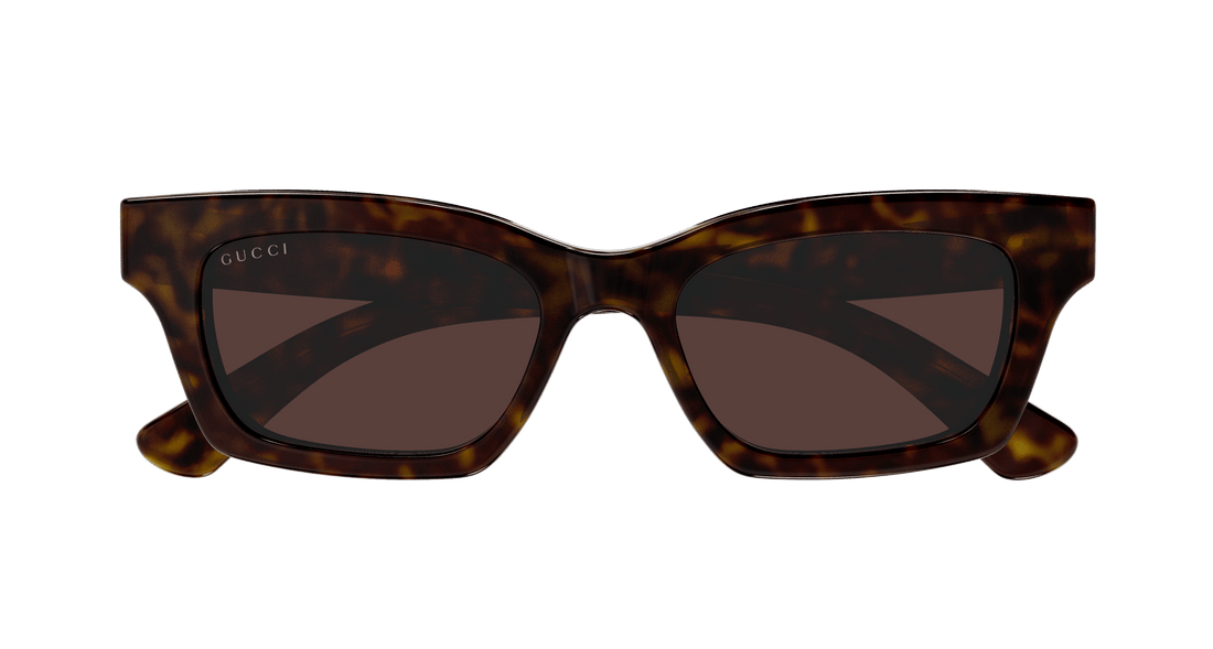 Óculos de sol gucci gg1790s 002 havana cat eye femenino tamanho 51mm - Vista de detalhe