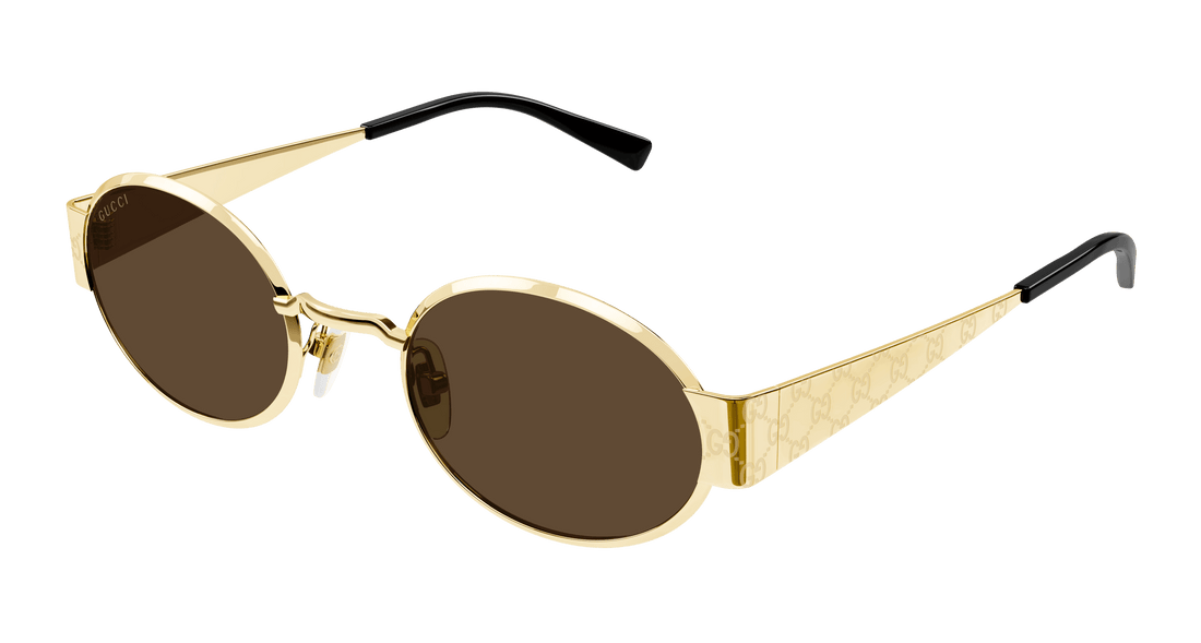 Gafas de sol gucci gg1854s 005 dorado round masculino talla 51mm - Vista principal