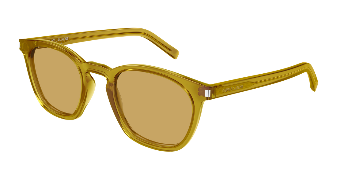 Okulary przeciwsłoneczne saint laurent sl 28 053 verde square unisex rozmiar 49mm - Widok główny