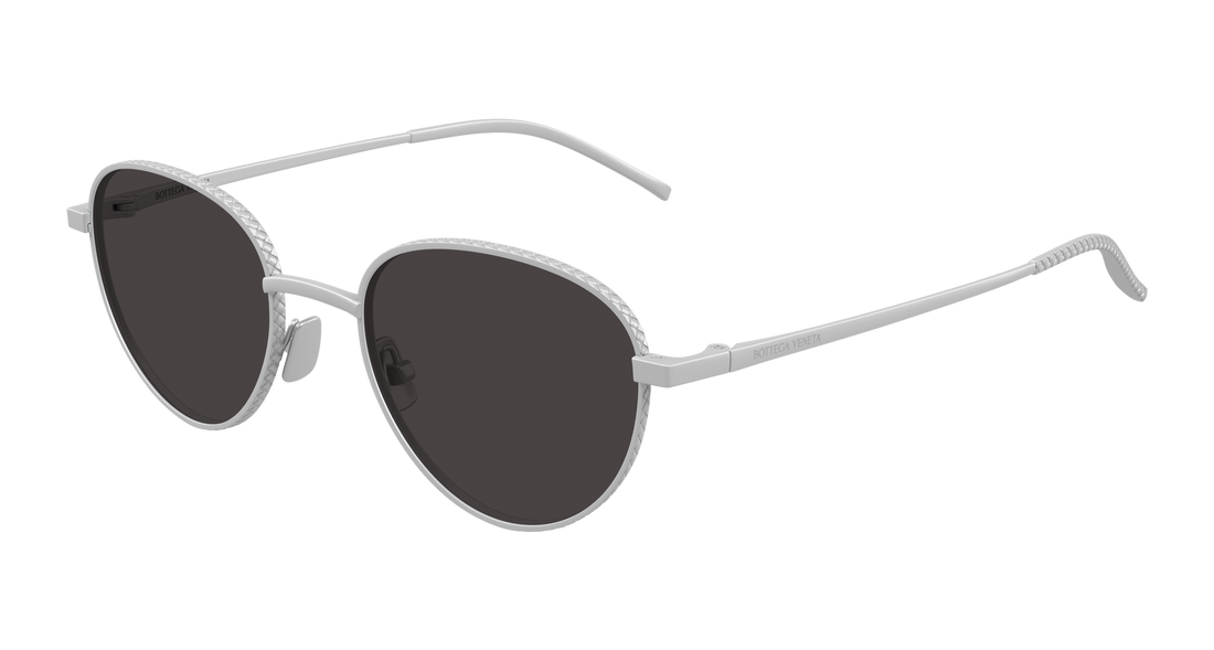 Óculos de sol bottega veneta bv1966s 002 plateado round/oval/panthos masculino tamanho 50mm - Vista principal