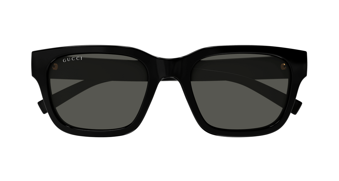Occhiali da sole gucci gg1857s 001 negro square masculino taglia 55mm - Vista dettagliata