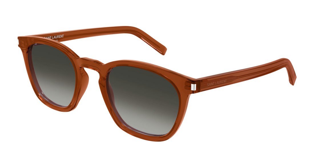 Óculos de sol saint laurent sl 28 051 marron rectangular / squared unisex tamanho 49mm - Vista principal