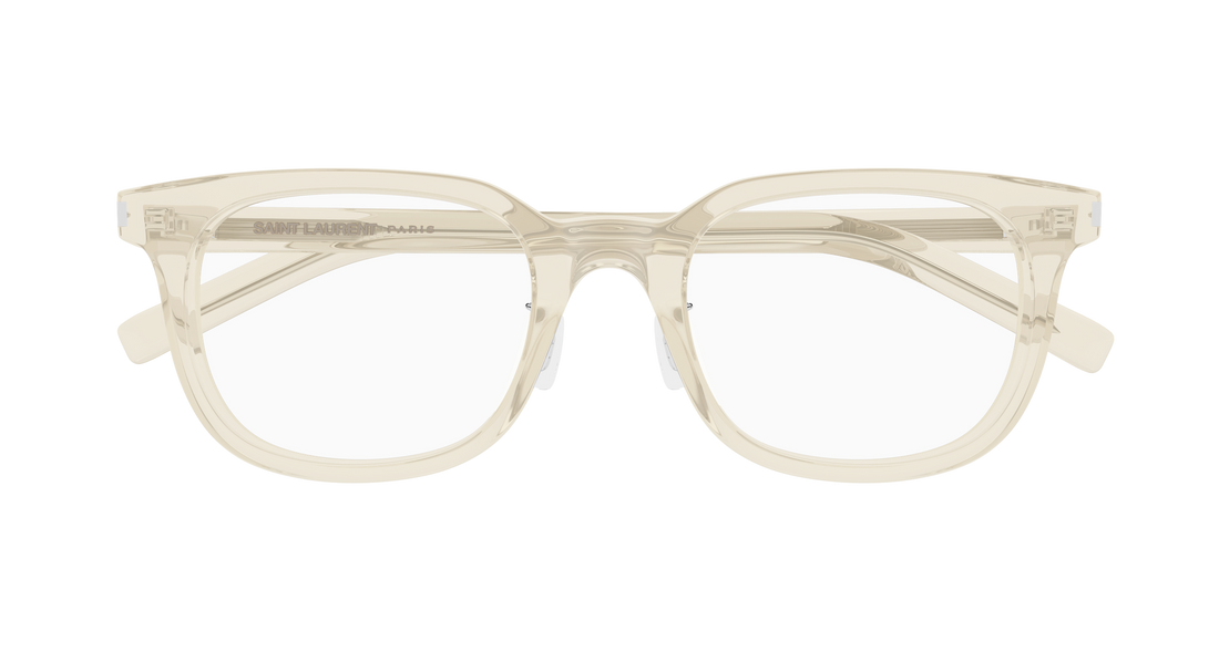 Brillen saint laurent sl 840/j 004 amarillo rectangular / squared unisex größe 51mm - Detailansicht