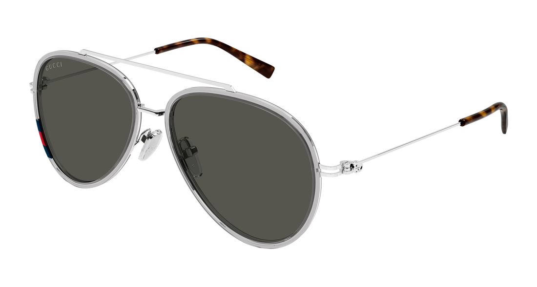 Gafas de sol gucci gg1981s 005 gris pilot/navigator masculino talla 56mm - Vista principal