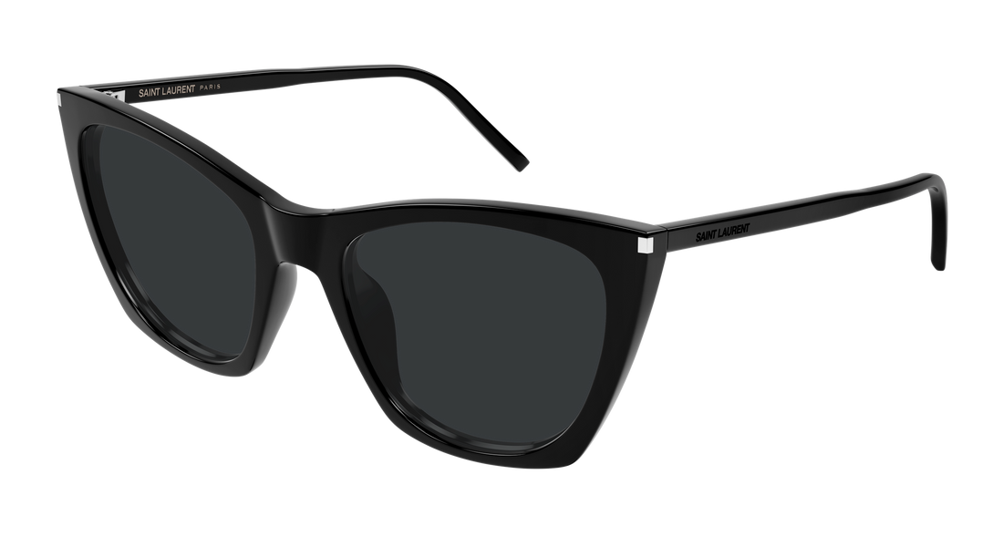 Lunettes de soleil saint laurent sl 214 kate thin 001 negro cat eye femenino taille 55mm - Vue principale