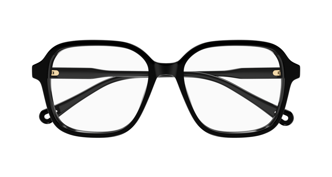 Prescription glasses chloé ch0313o 001 negro square femenino size 54mm - Detailed view