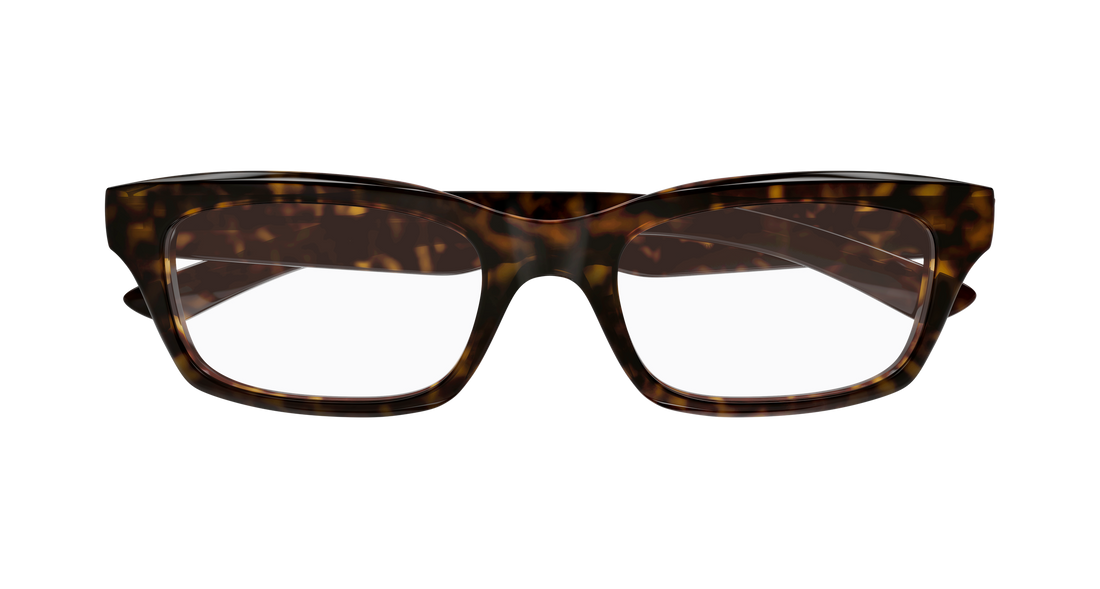 Lunettes de vue balenciaga bb0427o 002 havana rectangular / squared masculino taille 54mm - Vue détaillée