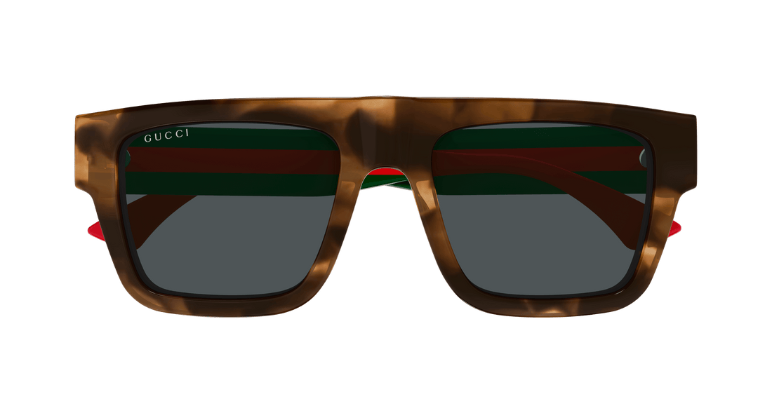 Sonnenbrillen gucci gg1868s 003 havana square masculino größe 53mm - Detailansicht