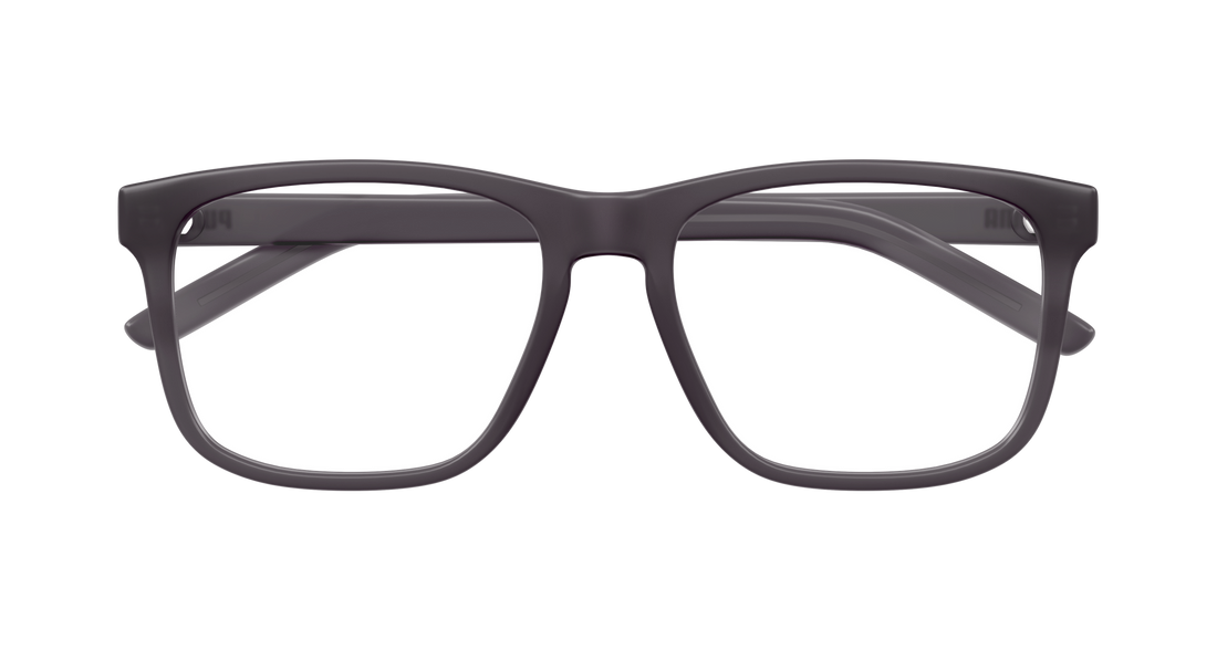 Brillen puma pu0517o 002 gris rectangular / squared masculino maat 55mm - Detailaanzicht