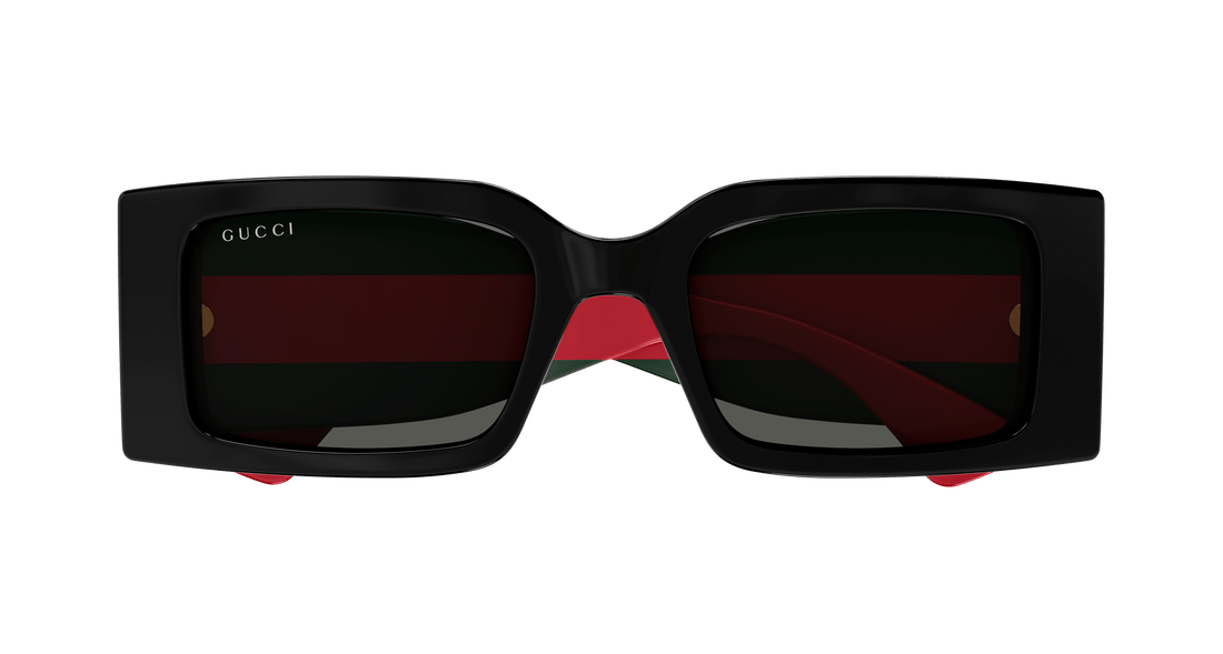 Occhiali da sole gucci gg1860s 001 negro square femenino taglia 52mm - Vista dettagliata