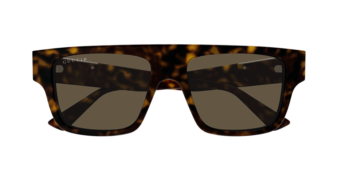 Sunglasses gucci gg1960s 007 havana rectangular / squared masculino size 53mm - Detailed view