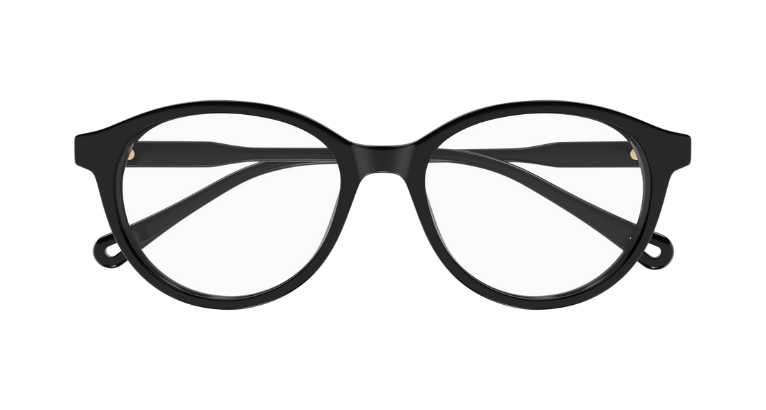 Prescription glasses chloé ch0316oa 001 negro round femenino size 52mm - Detailed view