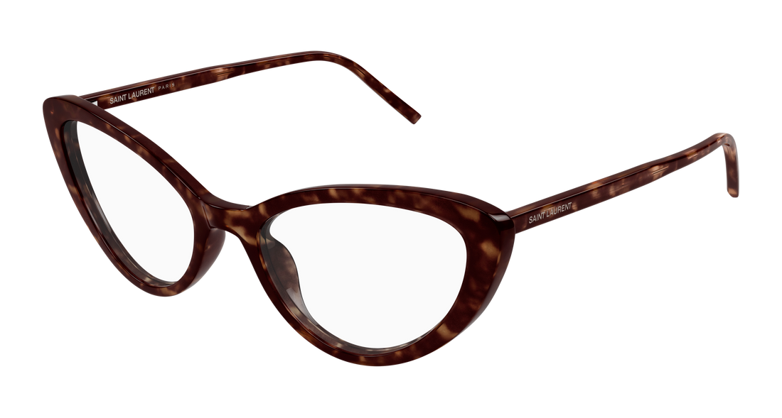 Lunettes de vue saint laurent sl 777 002 havana cat eye femenino taille 55mm - Vue principale