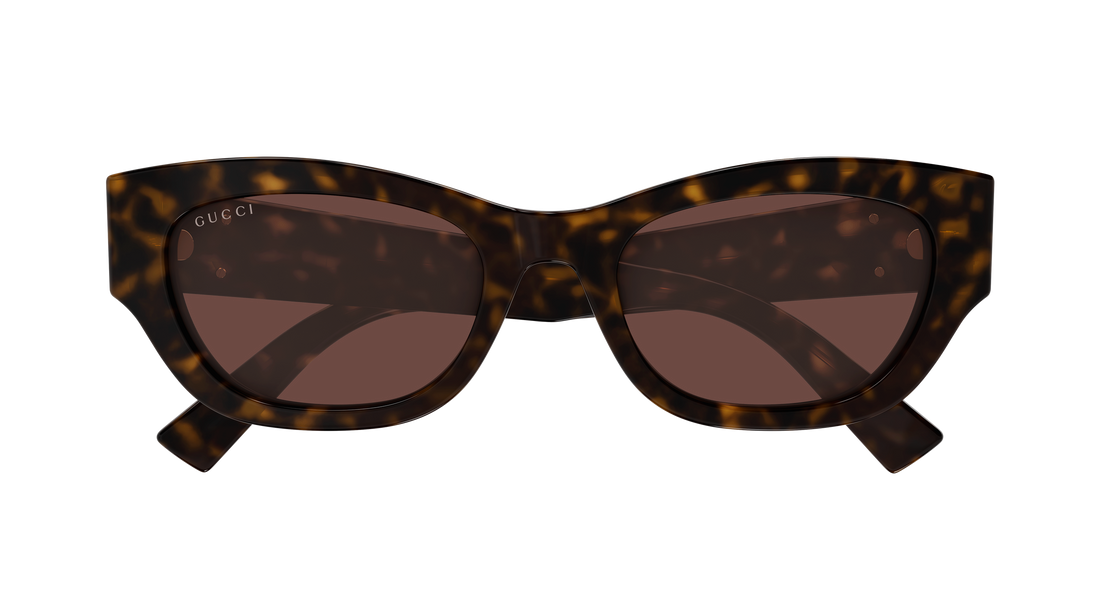 Óculos de sol gucci gg1954sa 002 havana cat eye femenino tamanho 53mm - Vista de detalhe