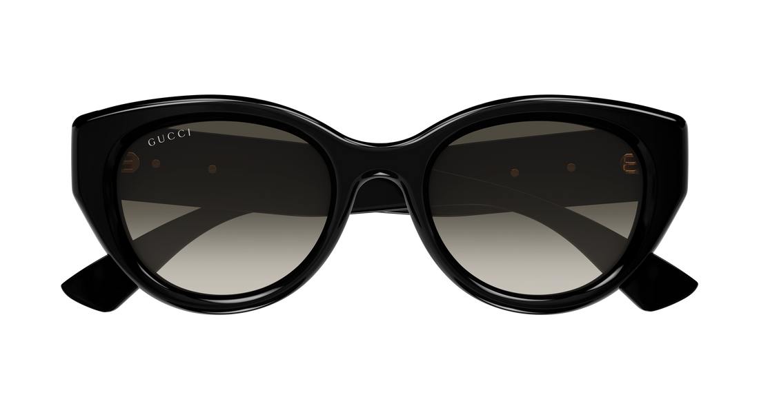 Occhiali da sole gucci gg1976sk 002 negro round/oval/panthos femenino taglia 52mm - Vista dettagliata