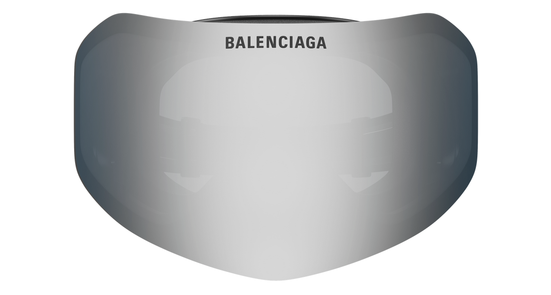 Sunglasses balenciaga bb0379s 002 negro mask unisex size 99mm - Detailed view