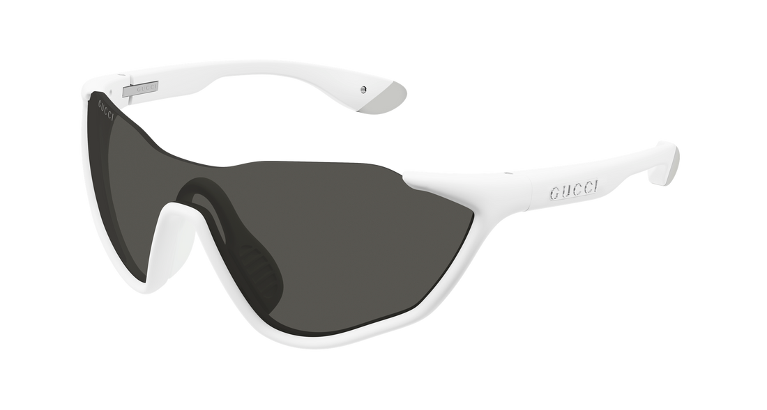 Óculos de sol gucci gg2018s 005 blanco mask masculino tamanho 99mm - Vista principal