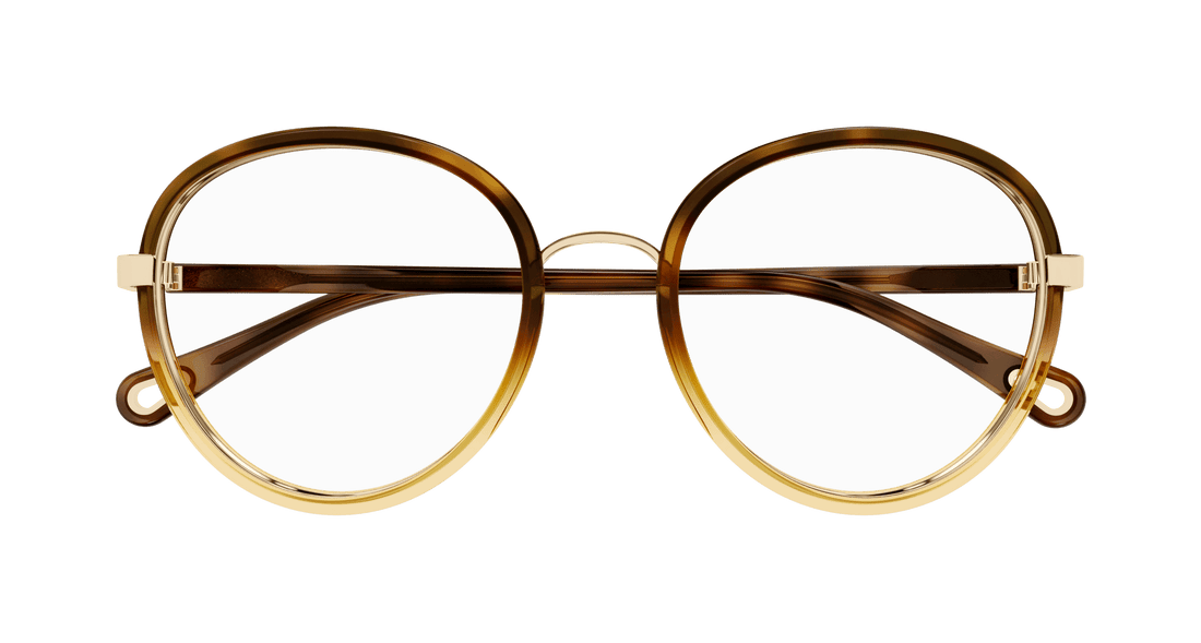 Brillen chloé ch0308o 002 havana round femenino größe 53mm - Detailansicht