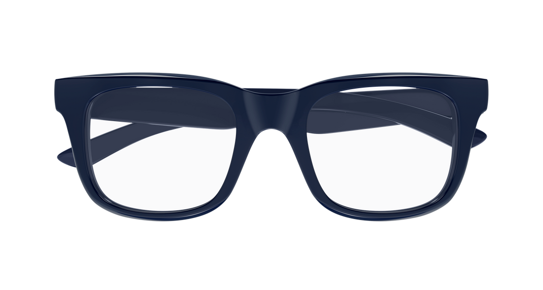 Lunettes de vue balenciaga bb0428o 005 azul rectangular / squared masculino taille 52mm - Vue détaillée