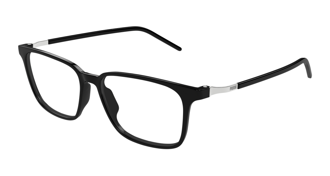Gafas graduadas puma pu0514o 001 negro rectangular / squared masculino talla 55mm - Vista principal
